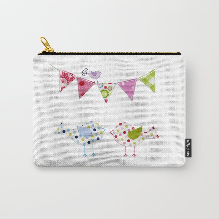 Birds in a party Carry-All Pouch