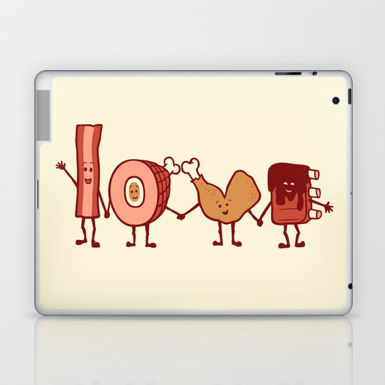 Meat Love U Laptop & iPad Skin