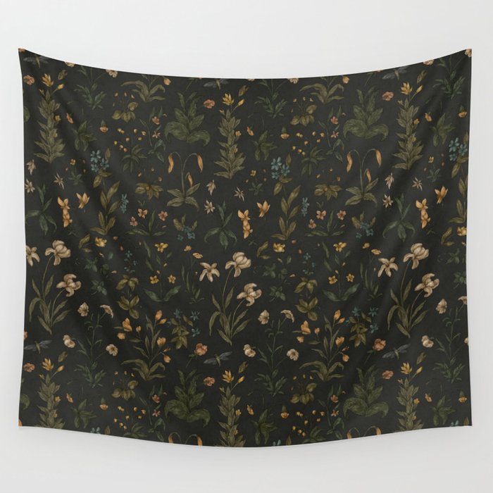 Old World Florals Wall Tapestry
