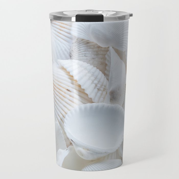 seashell color Travel Mug