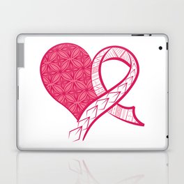 UrbanNesian Tatau & Siapo Cancer Ribbon Laptop & iPad Skin