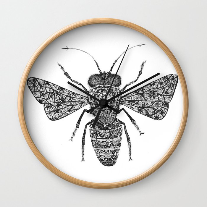 Savannah Bee Wall Clock