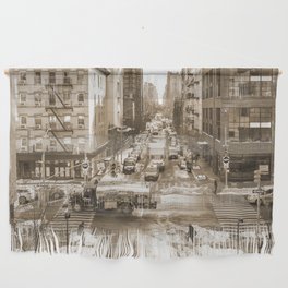 Street Views in NYC | Sepia Wall Hanging