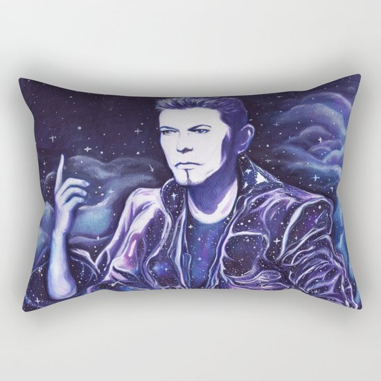 Bowie - Back to the Stars Rectangular Pillow