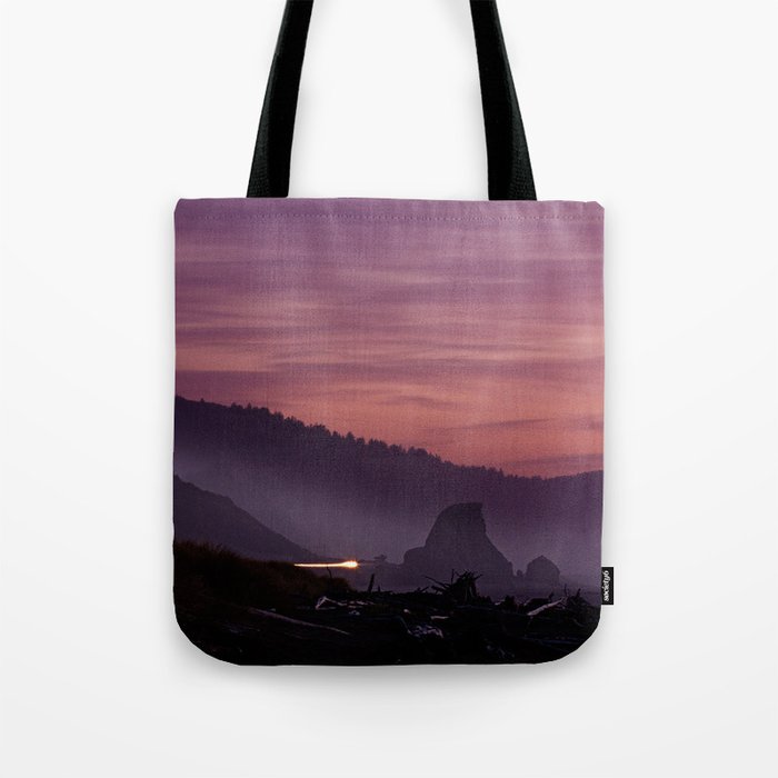 Gold Beach Sunset Tote Bag