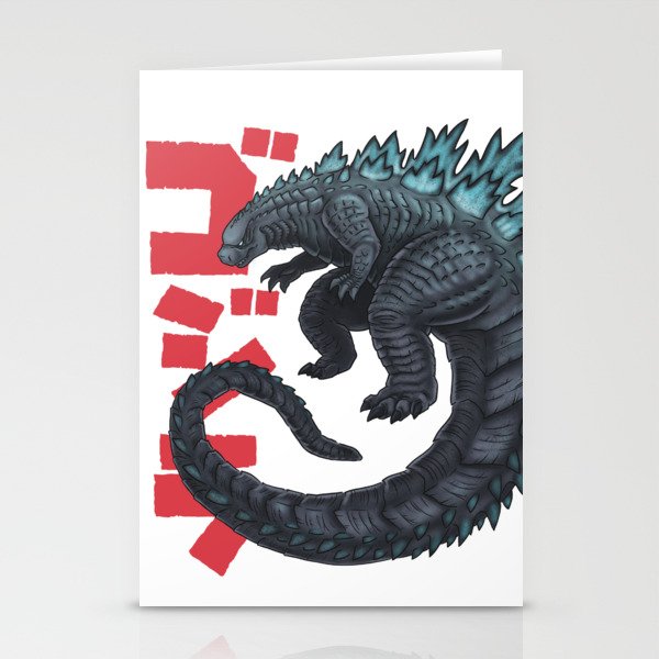 Godzilla Stationery Cards