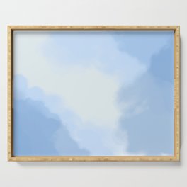 Cloudy Skies Serving Tray
