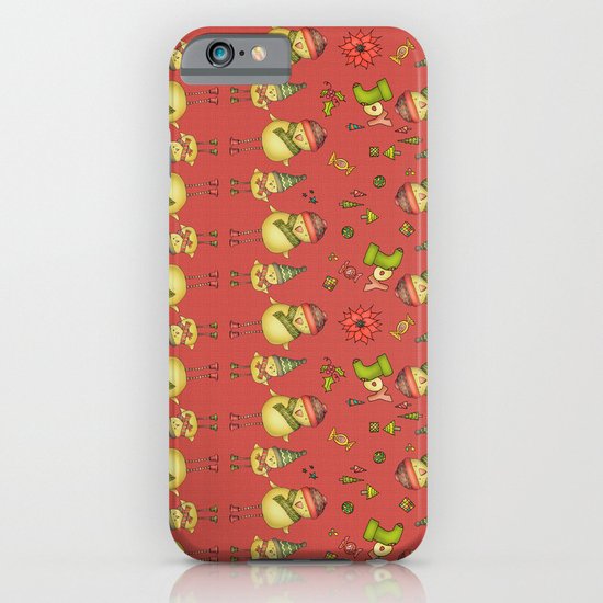 Two Chicks Pattern ~ Red iPhone & iPod Case