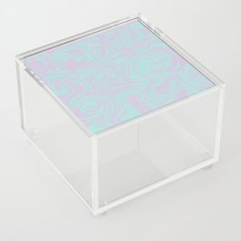 Spill - Lilac and Aqua Acrylic Box