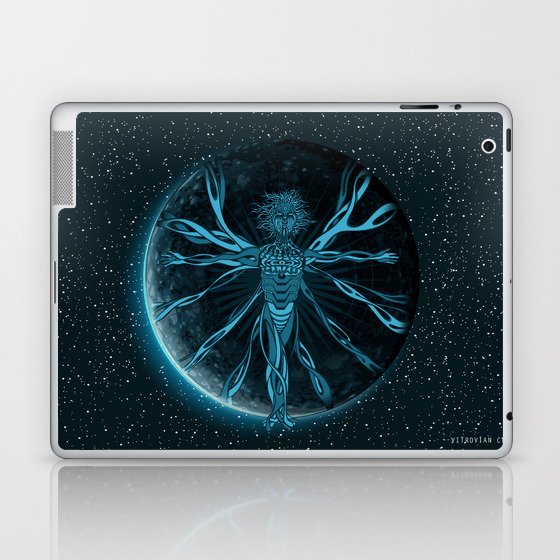 Vitruvian Creature Laptop & iPad Skin