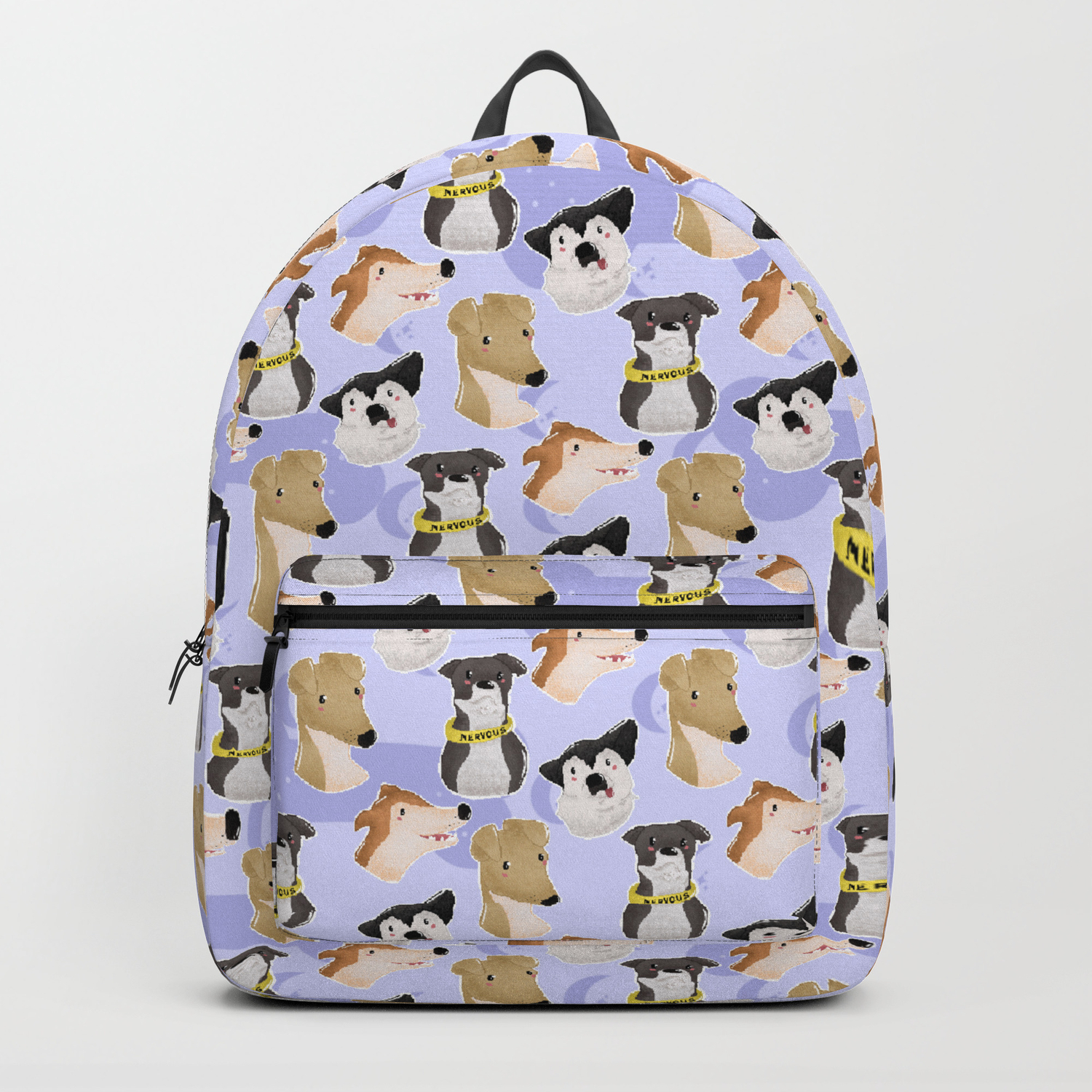 backpack with dog design