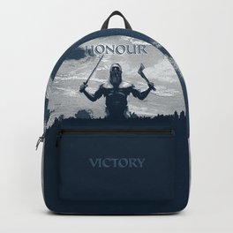 Viking Honour Backpack | Berserker, Norseman, Motivational, Warrior, Norman, Vikings, Motivation, Graphicdesign, Valhalla, Sky 