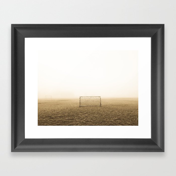 Soccer Field Framed Art Print