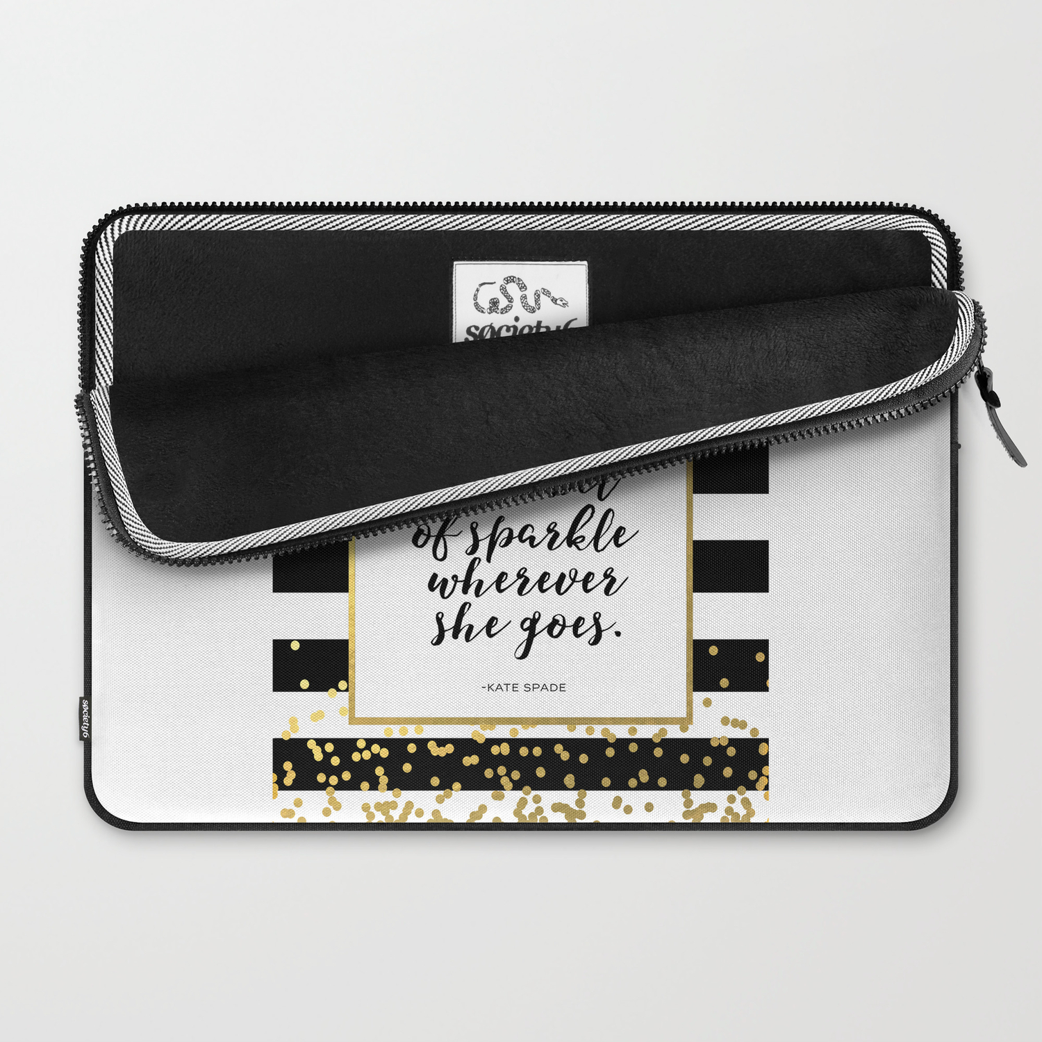 Printable Art Kate Spade Quote Kate Spade Decor Girls Room Decor Girls Bedroom Decor Wall Art Sparkl Laptop Sleeve