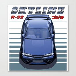 Skyline r32 Canvas Print