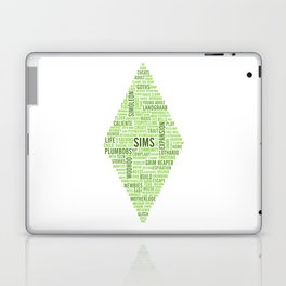 Sims Plumbob Typography Laptop Skin