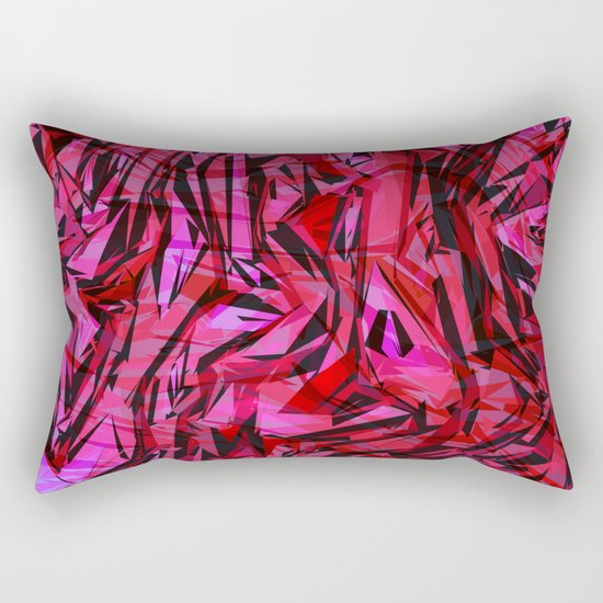 red flow Rectangular Pillow