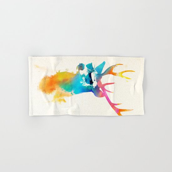 Sunny Stag Hand & Bath Towel