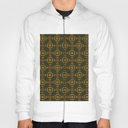 Orange squares abstract pattern Hoody