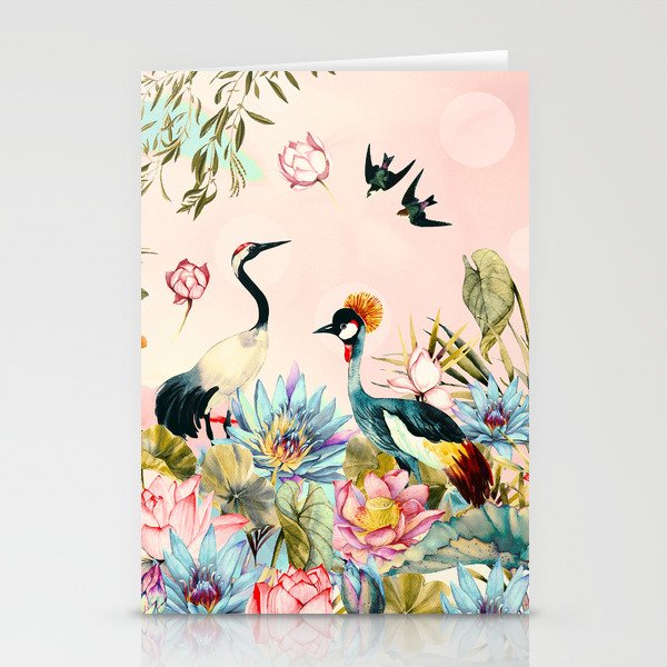 Landscapes of birds in paradise 2 Stationery Cards