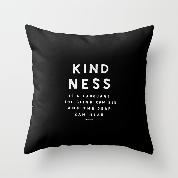 KINDNESS Throw Pillow