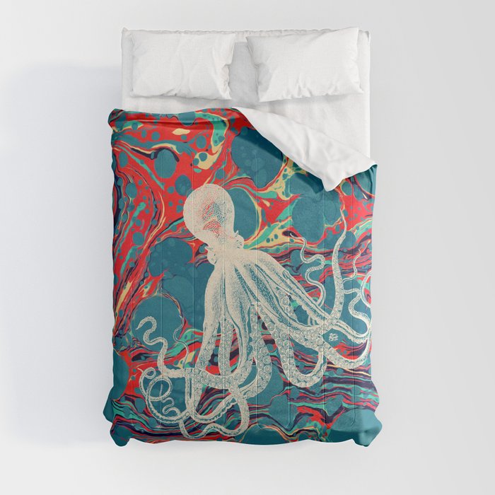 Vintage Octopus Comforter