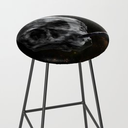 Skull Asteroid with Astro Blunt , Infinite Plane Society Bar Stool