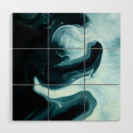 Spirits floating in the universe. Wood Wall Art