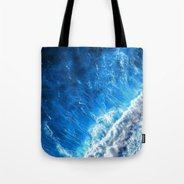 Bright Blue Sea Tote Bag