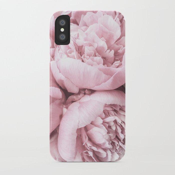 lush peony flower iphone case