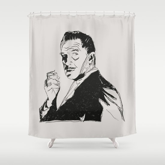 Vincent Price Shower Curtain