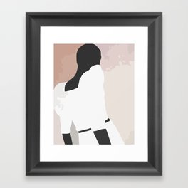 Posing Women Framed Art Print