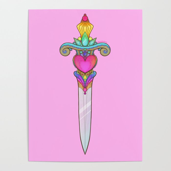 Rainbow Dagger Poster