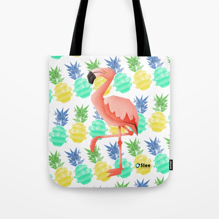 Summer flamingo Tote Bag