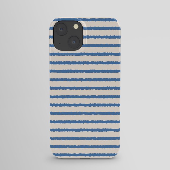 Texture - Sea Blue Stripes iPhone Case