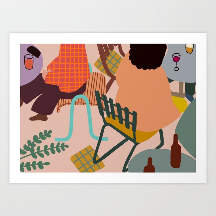 TALK Art Print