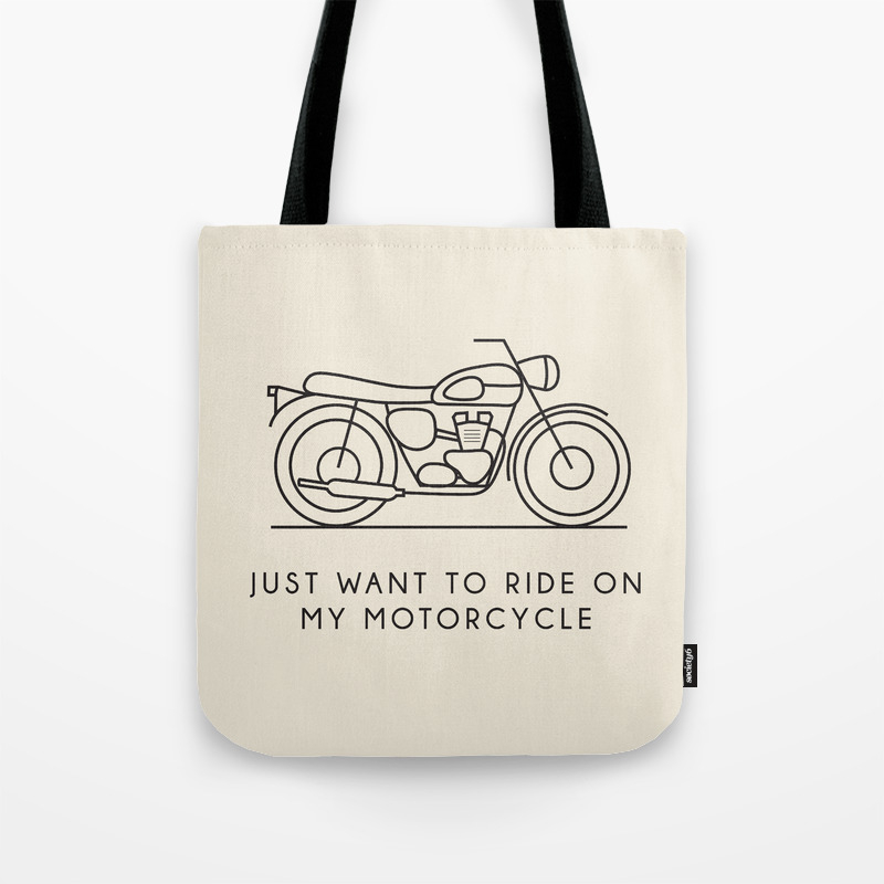 motorcycle tote bag