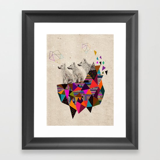 The Night Playground by Peter Striffolino and Kris Tate Framed Art Print