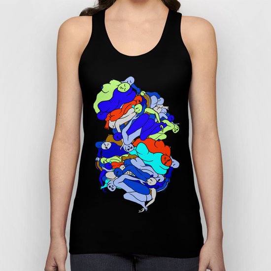 Sleepy Heads - Sapphire Blue Unisex Tank Top