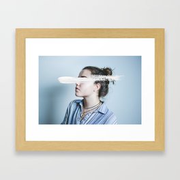 Blank Page Framed Art Print