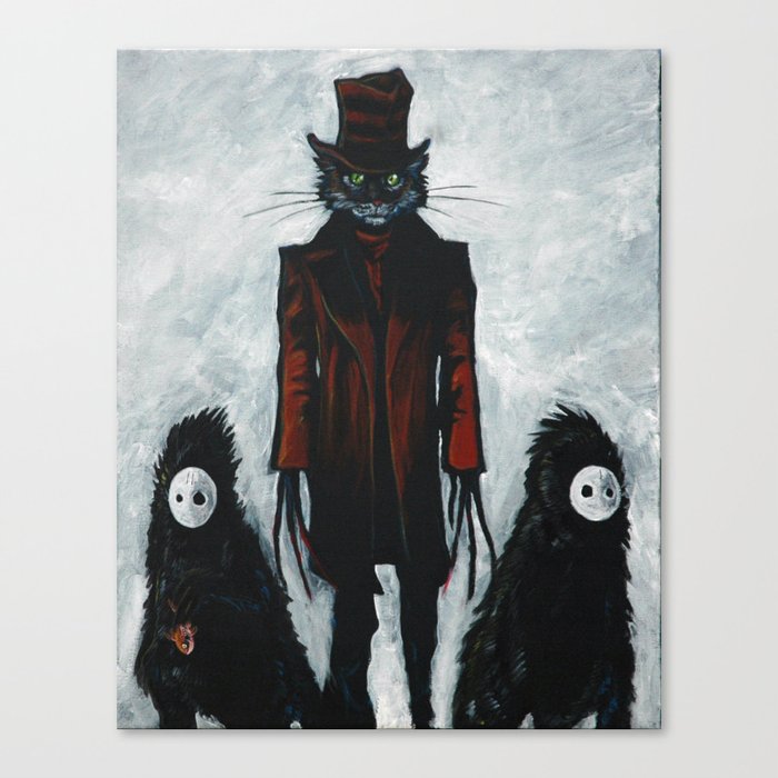 the cat in the hat Canvas Print