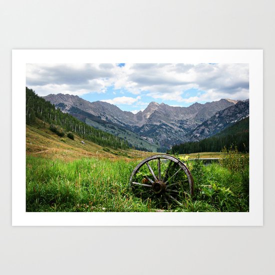 Wagon Wheel Art Print