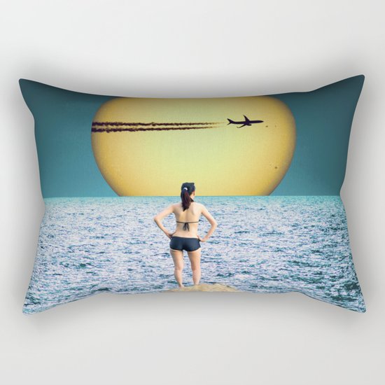 Say Goodbye Rectangular Pillow