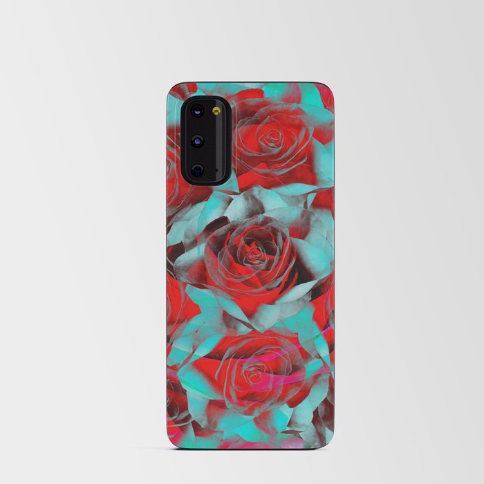 Vibrant Red Roses Android Card Case