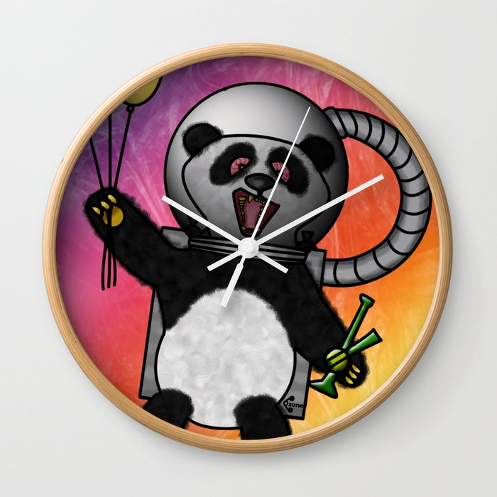 Pascal The Pot Smoking Panda Wall Clock