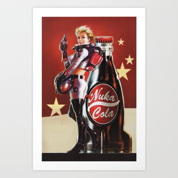 Fallout Nuka Cola Art Print By Andrewryanshop