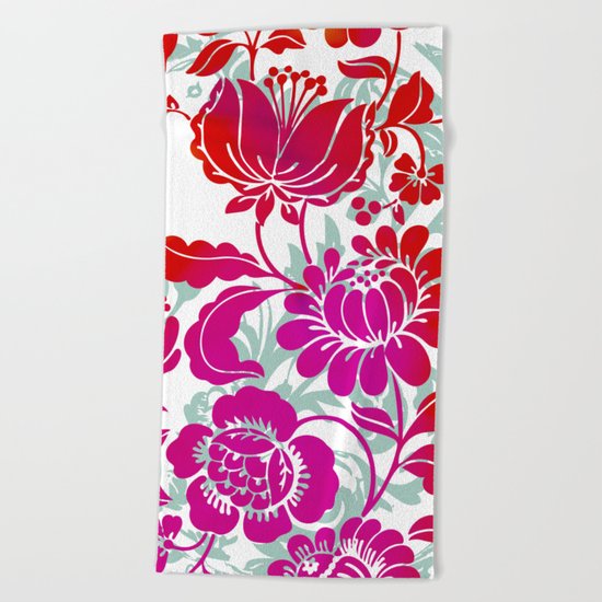 Flowers III Beach Towel
