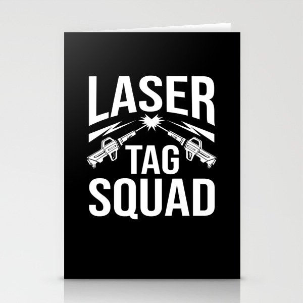Laser Tag Game Outdoor Indoor Player Stationery Cards