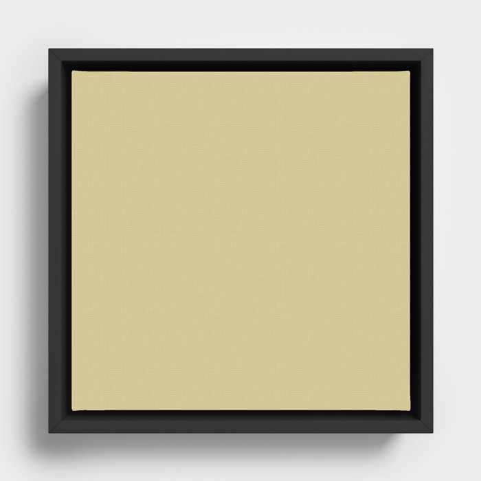 Golden Mist Framed Canvas