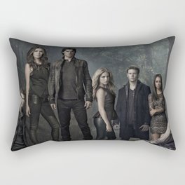 The Vampire Diaries Cast Rectangular Pillow